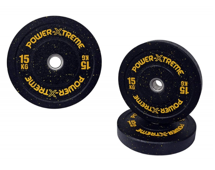 Hantelscheibe - Bumper Plate - Gummigranulat - 50 mm
