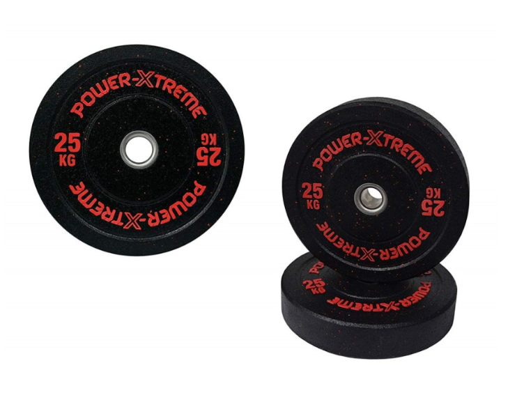 Hantelscheibe - Bumper Plate - Gummigranulat - 50 mm
