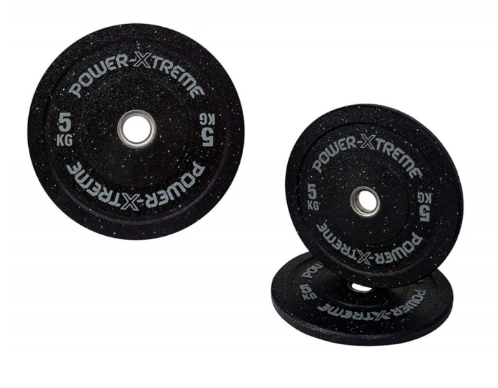 Hantelscheibe - Bumper Plate - Gummigranulat - 50 mm
