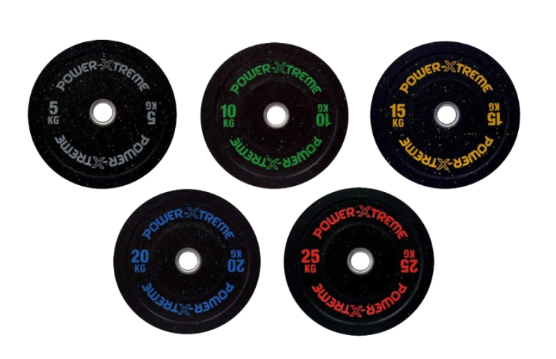 Hantelscheibe - Bumper Plate - Gummigranulat - 50 mm
