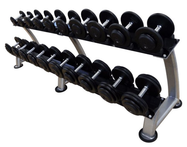 Power-Extreme Kompakthantelpaare - Guss - 2,5 kg-Abstufung