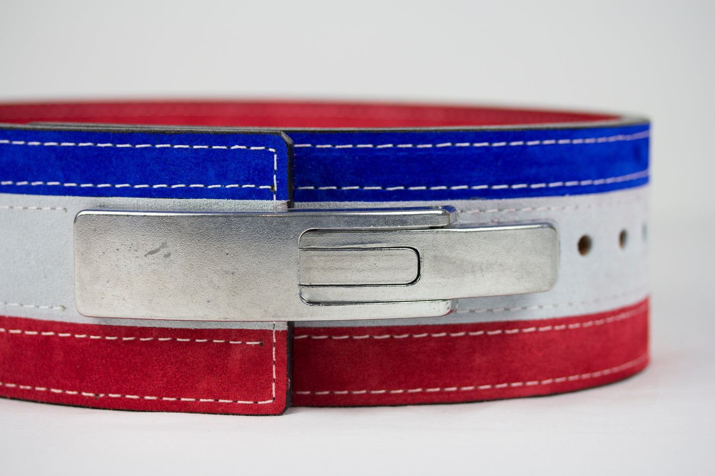 Inzer Forever Lever Belt 10 mm rot/weiß/blau