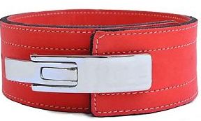 Inzer Forever Lever Belt 10 mm rot