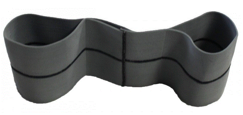 Powerlifting Power Tube grau