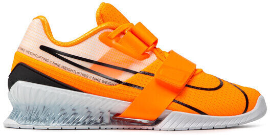 Power Up with Nike Romaleos 4 in Orange/Black/White!