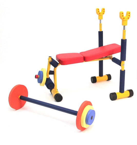 Hartdisc Kids: Verstellbare Heavy Duty Hantelbank für Kinder ab 3 Jahren