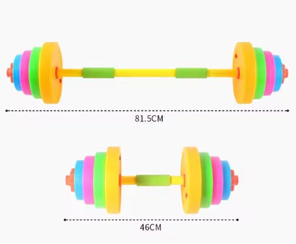 Hartdisc Kids - Lang- und Kurzhantel-Duo für Kinder ab 3 Jahren