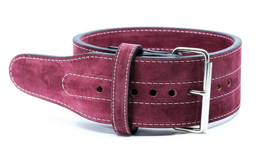 Inzer Forever Buckle Belt - 1 Prong  10 mm maroon